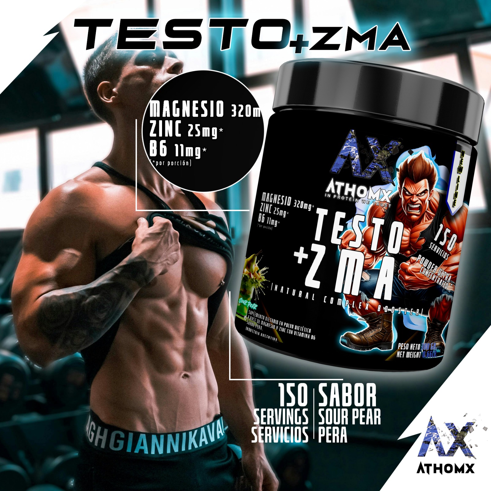 Testo + ZMA Athomx